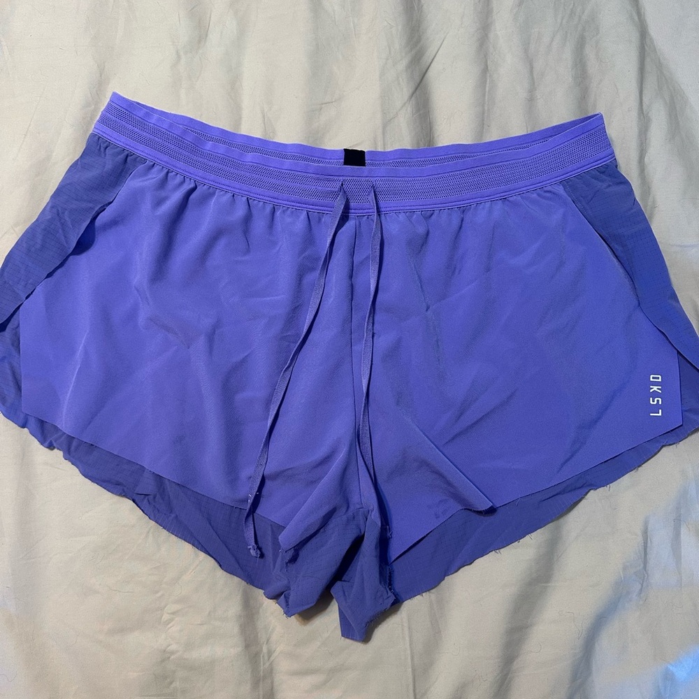 LSKD Accelerate 3” Run Shorts - Dahlia Purple - Size XXL